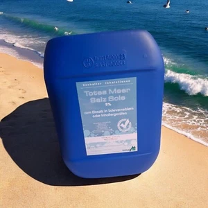 10 Liter 5% TotesMeer Salz Sole Soletherapie Salzkammer Inhalation - Bild 1 von 11
