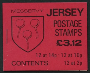 Jersey 1986 £3.12 Coat of Arms booklet Sc# 260a NH - Picture 1 of 1