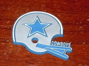 NFL Vintage DALLAS COWBOYS Old RUBBER Football FRIDGE MAGNET Standings Board - Picture 1 of 1