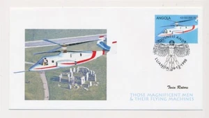 D340376 Angola FDC Aircrafts - Aviation Twin Rotors - Picture 1 of 1
