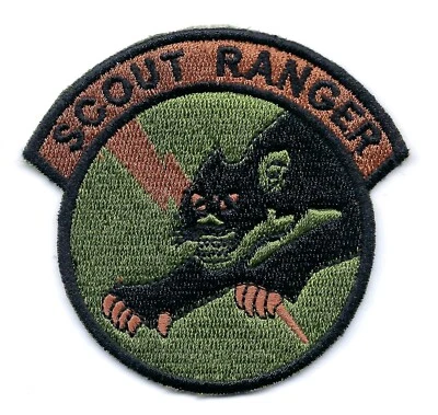 Philippine Army PA 1st Scout Ranger Special Operations Regiment Sleeve Patch - Image 1 of 3