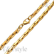 High Polished Solid T&T Stainless Steel Chain Necklace (C152)