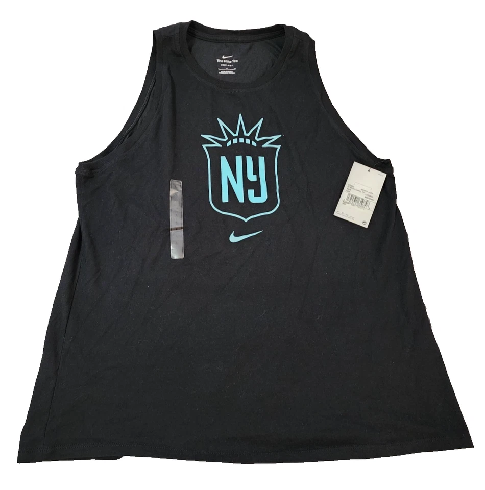 Nike® Women's LARGE WNBA New York Liberty™ Dri-Fit Tomboy Tank in Black - Image 1 of 4