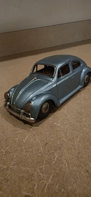 Vintage Tin Toy Volkswagen Beetle  Toy Made In Japan Original Paint  - Image 1 of 4