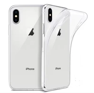 iPhone X / XS Handy Phone Hülle Schutzhülle Cover Klar Clear Silikon Schutzhülle - Picture 1 of 1