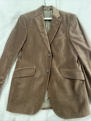 Banana Republic Blazer Men 38R Cotton Party Velvet Coat Jacket Luxe - Image 1 of 4