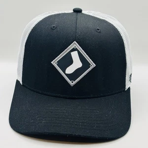 Chicago White Sox Hat Cap SnapBack 47 Brand MLB Black White Mesh Back - Picture 1 of 5
