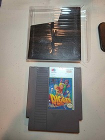 Digger T. Rock: The Legend of The Lost City NES + Dust Sleeve + Protective Case