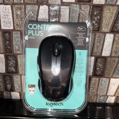 Logitech M510 Wireless Laser Mouse - Black - Image 1 of 4