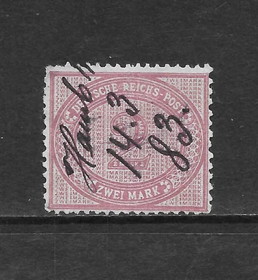 ALEMANIA SCOTT 36 USADO FINO - 1890 2m EMISIÓN MARRÓN MORADO Foto 1 de 2