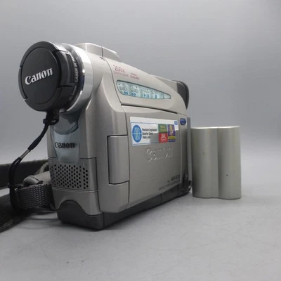 Canon MV400 Handheld MiniDV Camcorder Silver Tested - Image 1 of 4