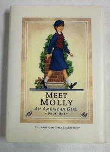 Vintage 1995 Meet Molly American Girl Mini Tiny Hardcover w/ DJ Book One 3" Tall - Picture 1 of 4