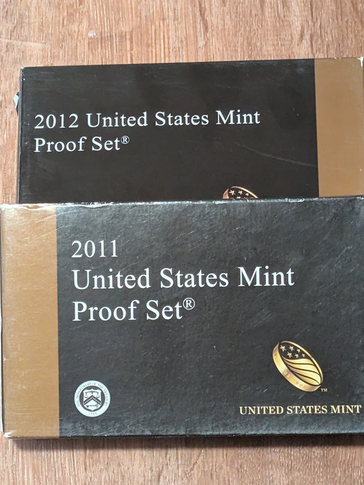 us mint proof sets 2011 and 2012 - Image 1 of 1