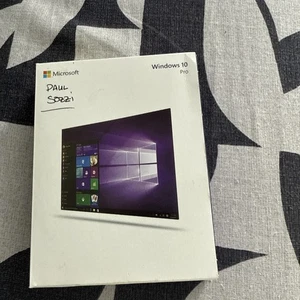 Microsoft Windows 10 Pro 32/64 Bit Sealed Retail Package USB Flash Drive - Picture 1 of 7