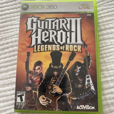 XBOX 360 GUITAR HERO 3 LEGENDS OF ROCK CON MANUAL Foto 1 de 4