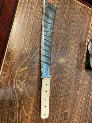 SCHÖNES MASSGESCHNEIDERTES HANDGEFERTIGTES 21 ZOLL DAMASTSTAHL JAGD MACHETE... - Bild 1 von 4