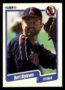 Bert Blyleven 1990 Fleer #128 California Angels *078 - Picture 1 of 2