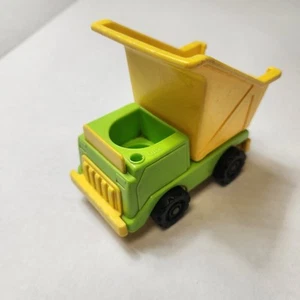 Fisher Price Little People Oldtimer Bau grün gelb Muldenkipper FPT416 - Bild 1 von 11