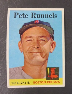 1958 Topps Pete Runnels #265 en muy buen estado - Imagen 1 de 3