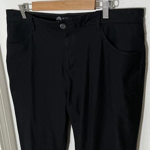 Vuori Meta Pants Commuter Mens 38x29 - 5 Pocket Black Athleisure Stretch V430 - Picture 1 of 5