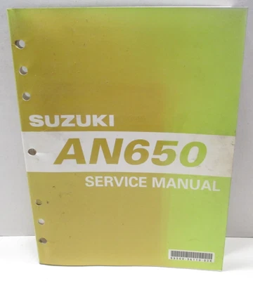 2003 03 Suzuki AN 650 Burgman OEM manual de servicio 99500-36110-03E Foto 1 de 4