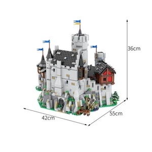 Lowenstein Castle Modular Building Bricks MOC Expansion Set DIY Toy Model - Picture 1 of 8