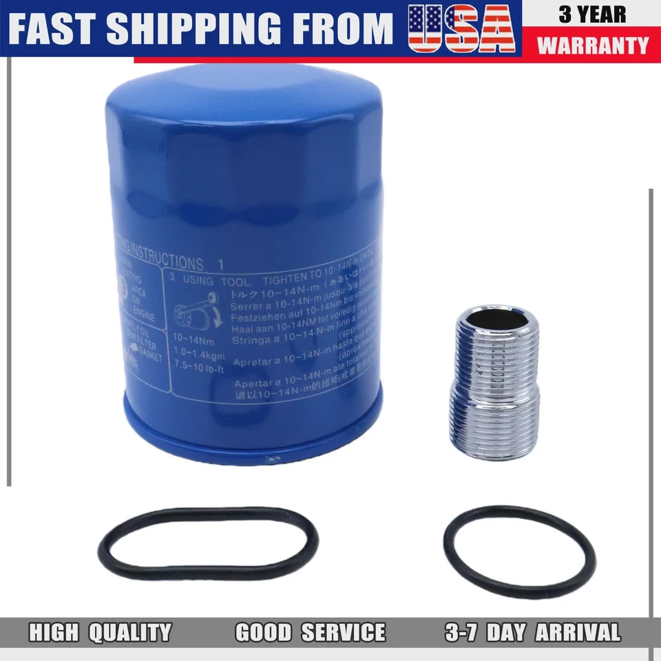 15400PLMA02 Oil Filter+Holder+Base Ring Seal Gaskets For Acura CL ILX Integra - Image 1 of 4