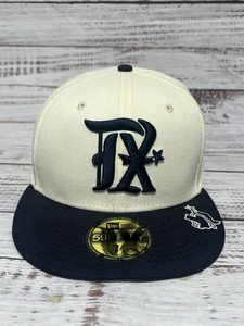 EXCLUSIVA GORRA AJUSTADA TEXAS RANGERS CITY CONNECT PEAGLE Azul 7 5/8 - Imagen 1 de 9