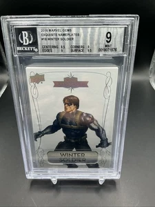 Winter Soldier #18 2016 Upper Deck Marvel Gems Exquisite Nameplates /10 BGS 9 - Picture 1 of 2