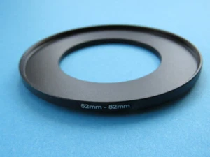 52mm to 82mm Step Up Step-Up Ring Camera Filter Adapter Ring 52mm-82mm - Picture 1 of 2