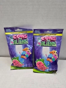 COWS VS ALIENS SURPRISE PLUSH TOY BIG LOT OF 2 BLIND BAGS **NEW** - Picture 1 of 2
