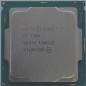Intel Core i7-7700 - 4 x 3,60 GHz / 8 Mo / 8 GT/s / LGA 1151 / Processeur - Photo 1/3