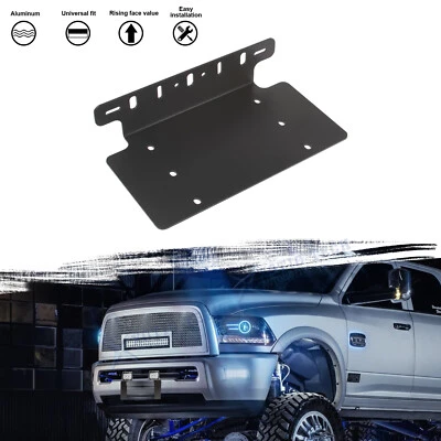 Suporte de placa de licença de alumínio barra de luz suporte para Dodge Ram 1500 2500 3500 - Imagem 1 de 4