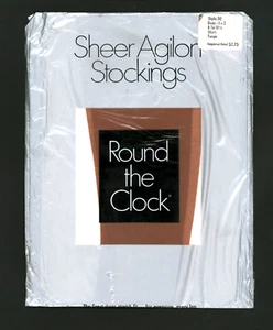 Medias Ligueras Round The Clock Agilon Nylon Talla 8 - 10 1/2 Cortas Tango Md Beige - Imagen 1 de 2
