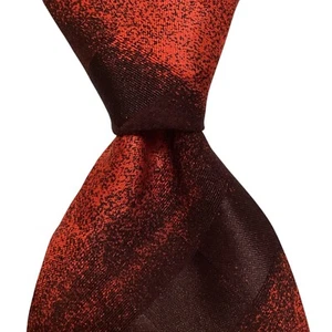 HUGO BOSS Men's 100% Silk Necktie ITALY Designer STRIPED Red/Purple NWT $90 - Picture 1 of 3