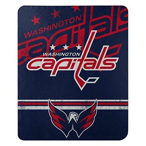 The Northwest Company NHL Washington Capitals "Fade Away" Fleece Throw Blanket Cover