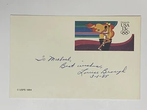 Louise Brough Signed Post Card Tennis Grand Slam Winner - Picture 1 of 1
