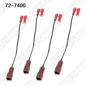 4PCS Car Speaker Harness Wire Cable Adaptor 72-7400 For Nissan Altima Frontier - Picture 1 of 6