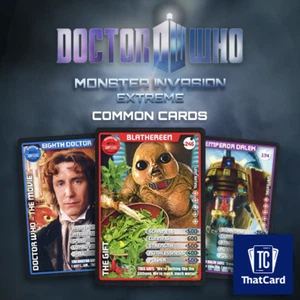 BBC Dr Doctor Who Monster Invasion Series 2 EXTREME COMMON Cards - Pick! - Picture 1 of 1