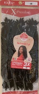Outre Expressions Springy Afro Twist Crochet and Braiding Hair - VARIOUS COLOURS - Picture 1 of 103