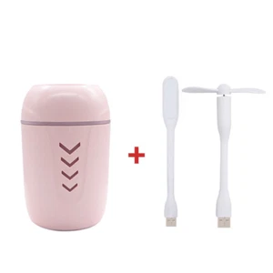 Humidifier car Aroma Essential Oil Diffuser Grain Ultras LED Light Small Fan USB - Picture 1 of 12