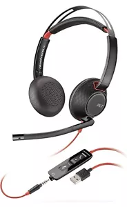 2024 Plantronics Blackwire C5220 On the Ear Headsets *USB-C & 3.5mm - Picture 1 of 7