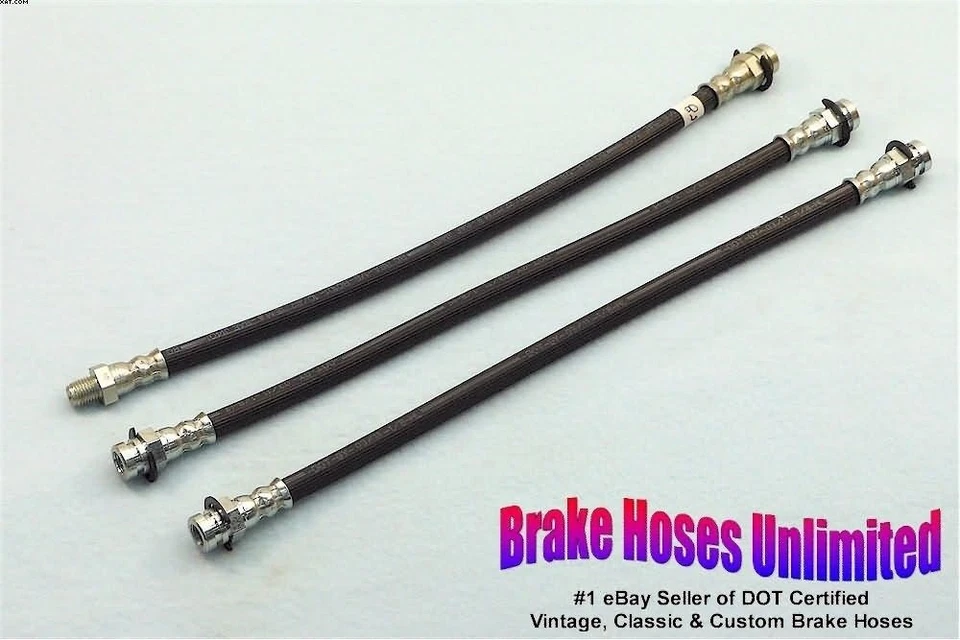 BRAKE HOSE SET Chrysler New Yorker 1966 1967 1968 - Disc - Image 1 of 1