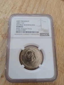 2007 P $1 First President George Washington NGC Brilliant Uncirculated - Picture 1 of 5