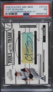 2005 Curt Schilling Absolute Tools of the Trade Auto Black 1/1 #TT112 - Picture 1 of 5