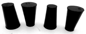 Bottle Plug Rubber Hole Plugs Tapered Stopper Plug 9mm Hole - Up To - 33 mm Hole - Picture 1 of 12