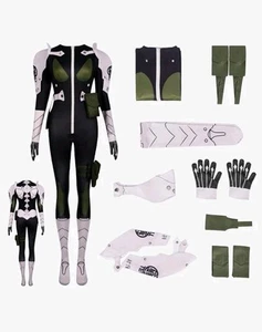 Kaiju No.8 KAFKA HIBINO Cosplay Costume Outfits Jumpsuit Uniform Bodysuits - Picture 1 of 7