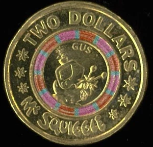 2019 Australian Last Single $2 Gus the Snail Colored Coin Mr Squiggle Series - Picture 1 of 2