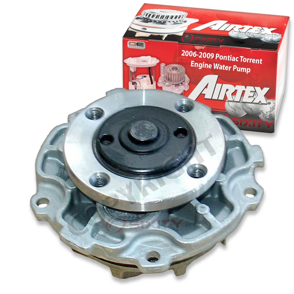 Bomba de agua del motor Airtex para Pontiac Torrent 2006-2009 3,4 L V6 refrigerante sin Foto 1 de 4