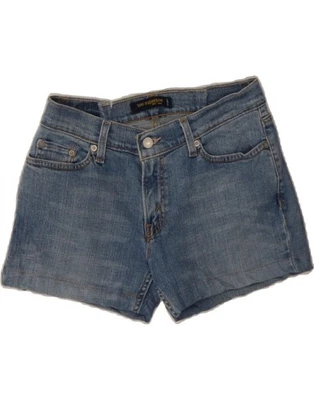 LEVI'S Womens 524 Super Low Denim Shorts US 11 Large W32  Blue Cotton AY06 - Image 1 of 3